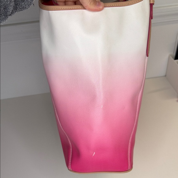 Coach Peyton Ombre tote bag hot pink cream tan purse shoulder ba F29283 - Picture 7 of 12